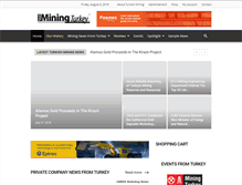 Tablet Screenshot of mining-turkey.com
